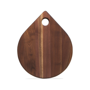 Handmade in Ottawa - Laminated Black Walnut Cutting Board - Tear Drop